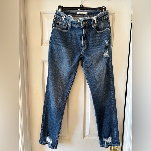 Distressed Blue Jeans - Picture 1 of 4